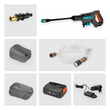 Gardena Akku-Mitteldruckreiniger AquaClean 24/18V P4A Ready-To-Use Set